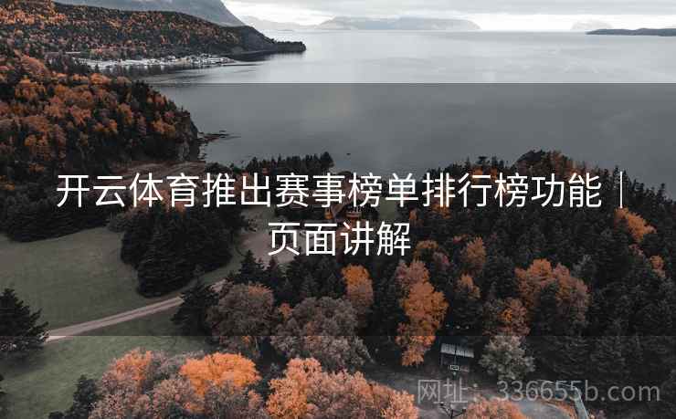 开云体育推出赛事榜单排行榜功能｜页面讲解  第1张